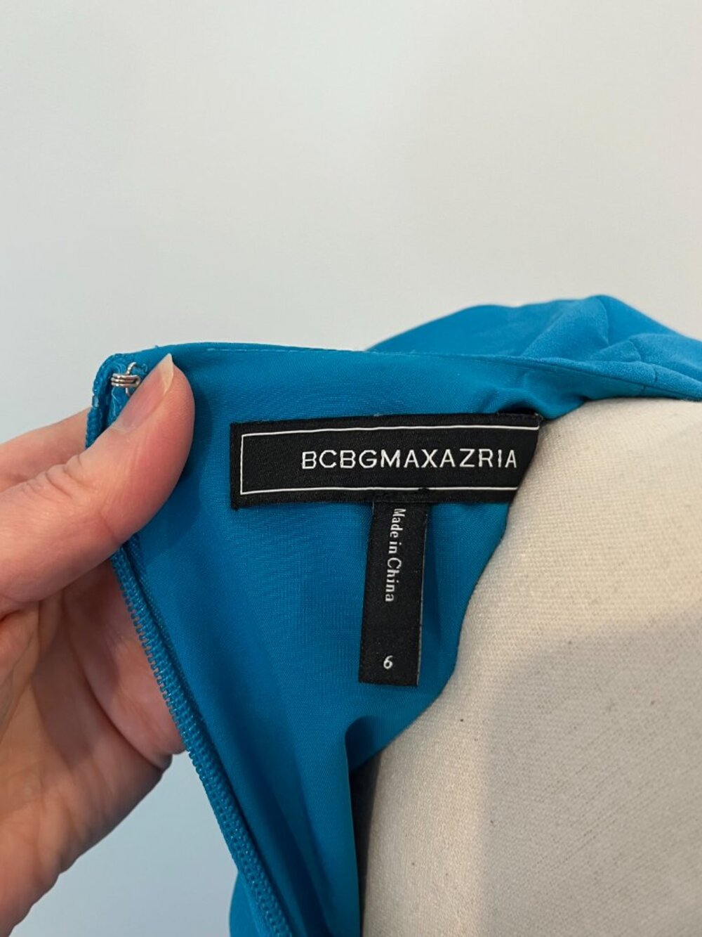 BCBG Turquoise Dress Size US 6 - Picture 5 of 7